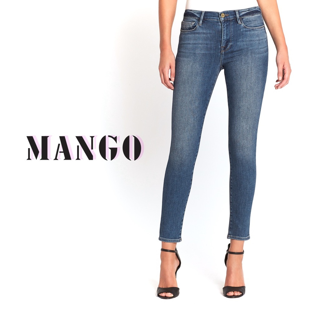 Mango Jeans Miriam Low-Rise Zippered Ankle Jeans- 28”